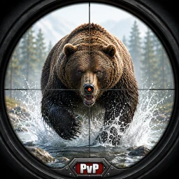 أيقونة Animal Hunting Sniper PvP Game